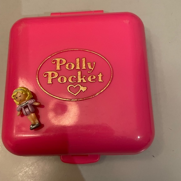 vintage Bluebird Polly Pocket 1989 Partytime surprise with original figurines - Picture 2 of 3
